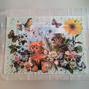 Garden Kittens Floral 300 Piece Puzzle